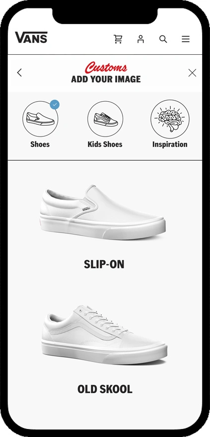 Customizer, panel selection