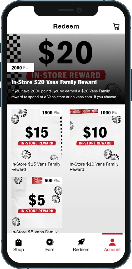 In-store check-in