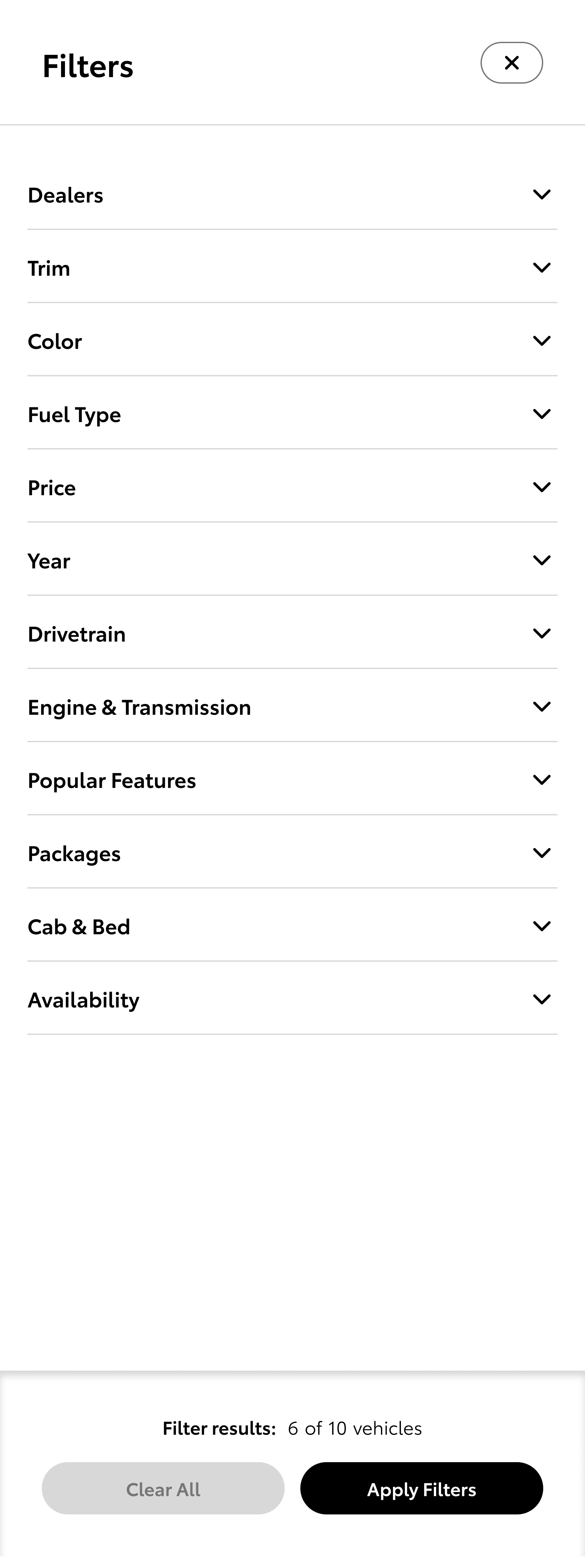 Mobile – all filters collapsed-4x
